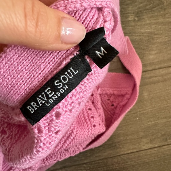 Brave Soul London Sz M Pink Tank Top BNWOT - Picture 2 of 4